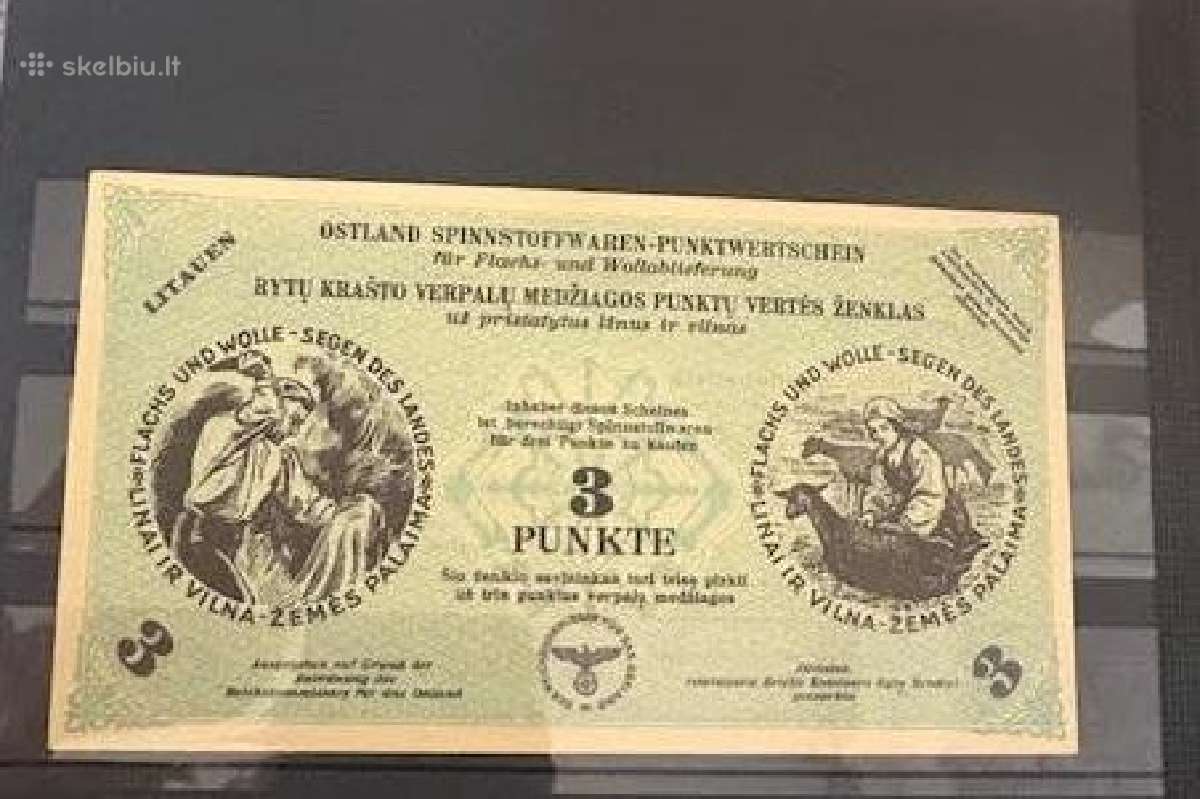 „Punktai l.g. stovis“ 3,5, nominalai