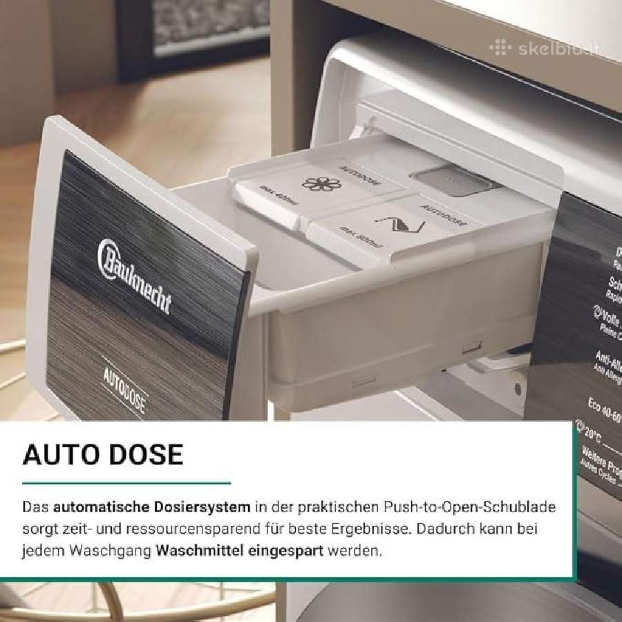 Skalbyklė Bauknecht B8x 89ade Silence autodose - nuotraukos Nr. 3
