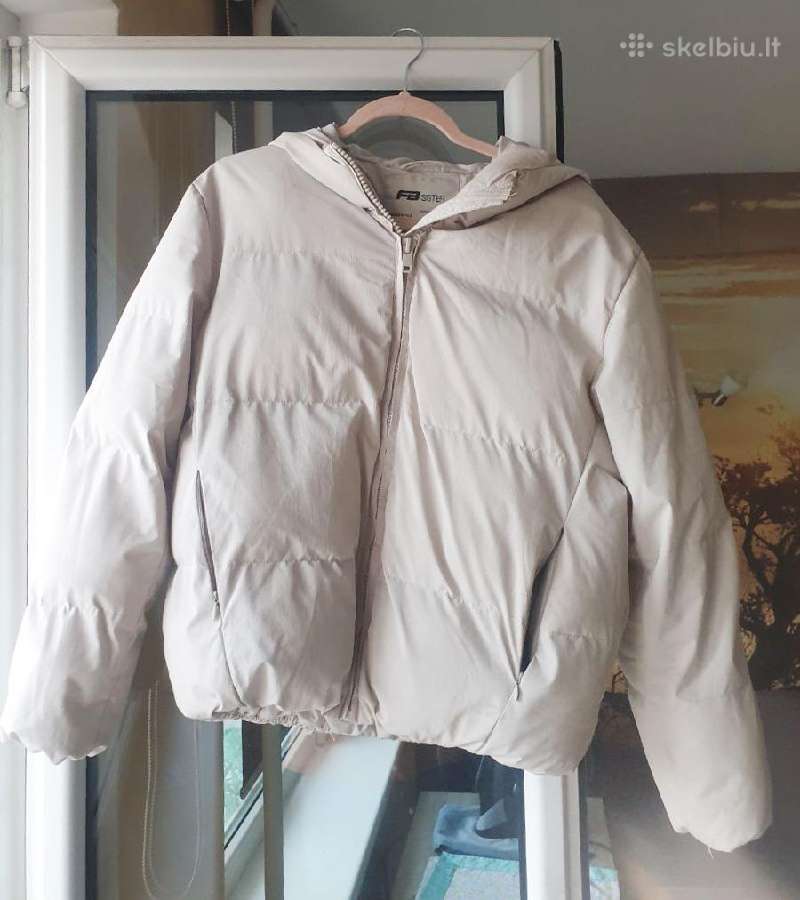 Fb Sister pūkinė striukė XS (oversize, tinka S–m–l