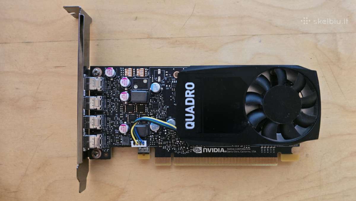 Quadro K1200 K2200 P400 P600 P620 P1000 P2000 - nuotraukos Nr. 16