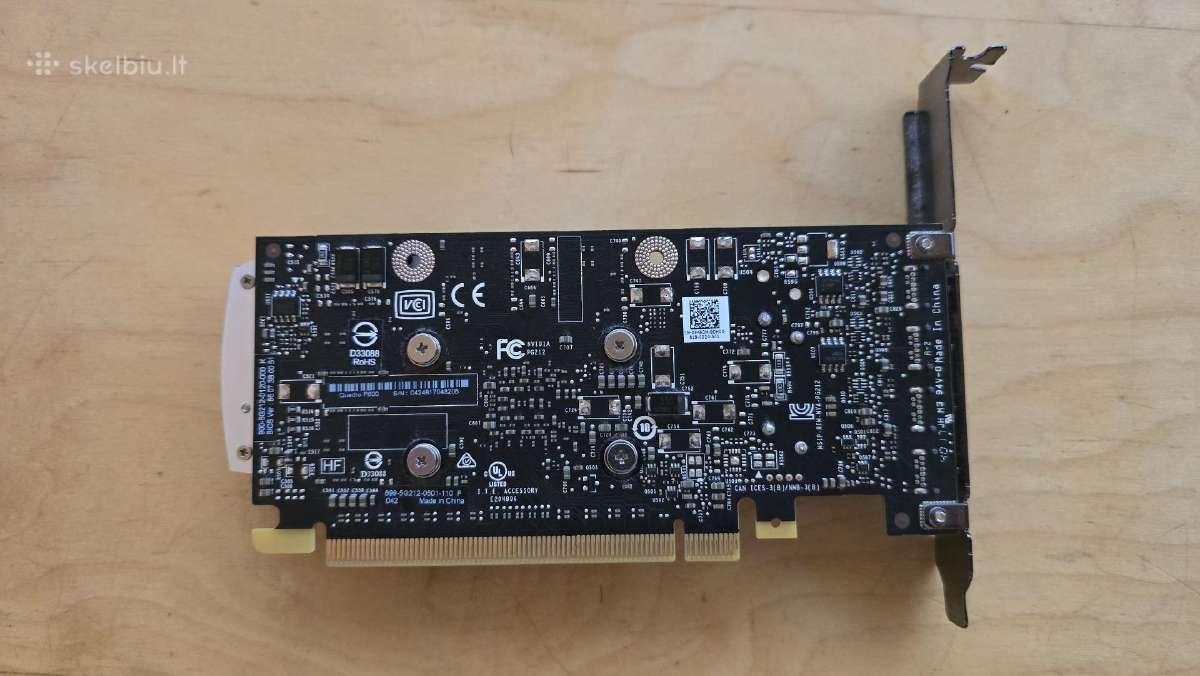 Quadro K1200 K2200 P400 P600 P620 P1000 P2000 - nuotraukos Nr. 23