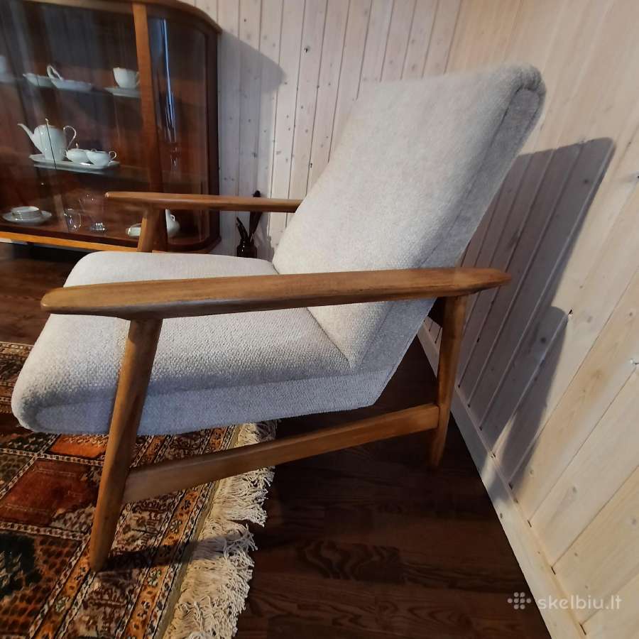 Mid century V. E. Cukermanienės foteliai - nuotraukos Nr. 2