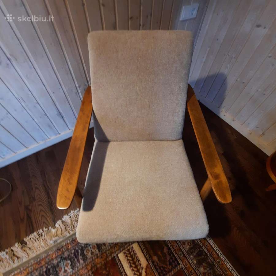 Mid century V. E. Cukermanienės foteliai - nuotraukos Nr. 8