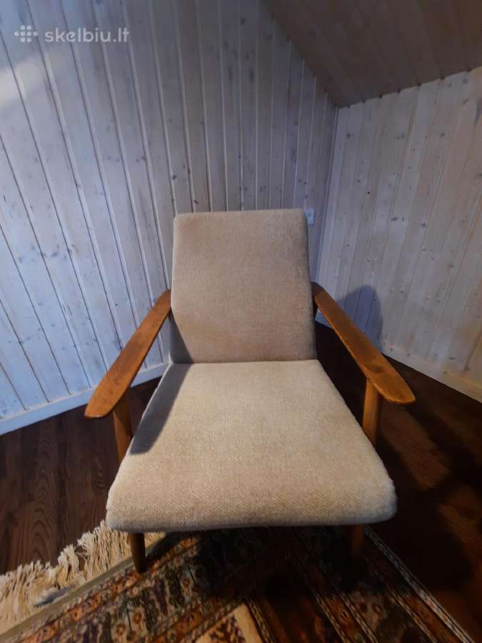 Mid century V. E. Cukermanienės foteliai - nuotraukos Nr. 10