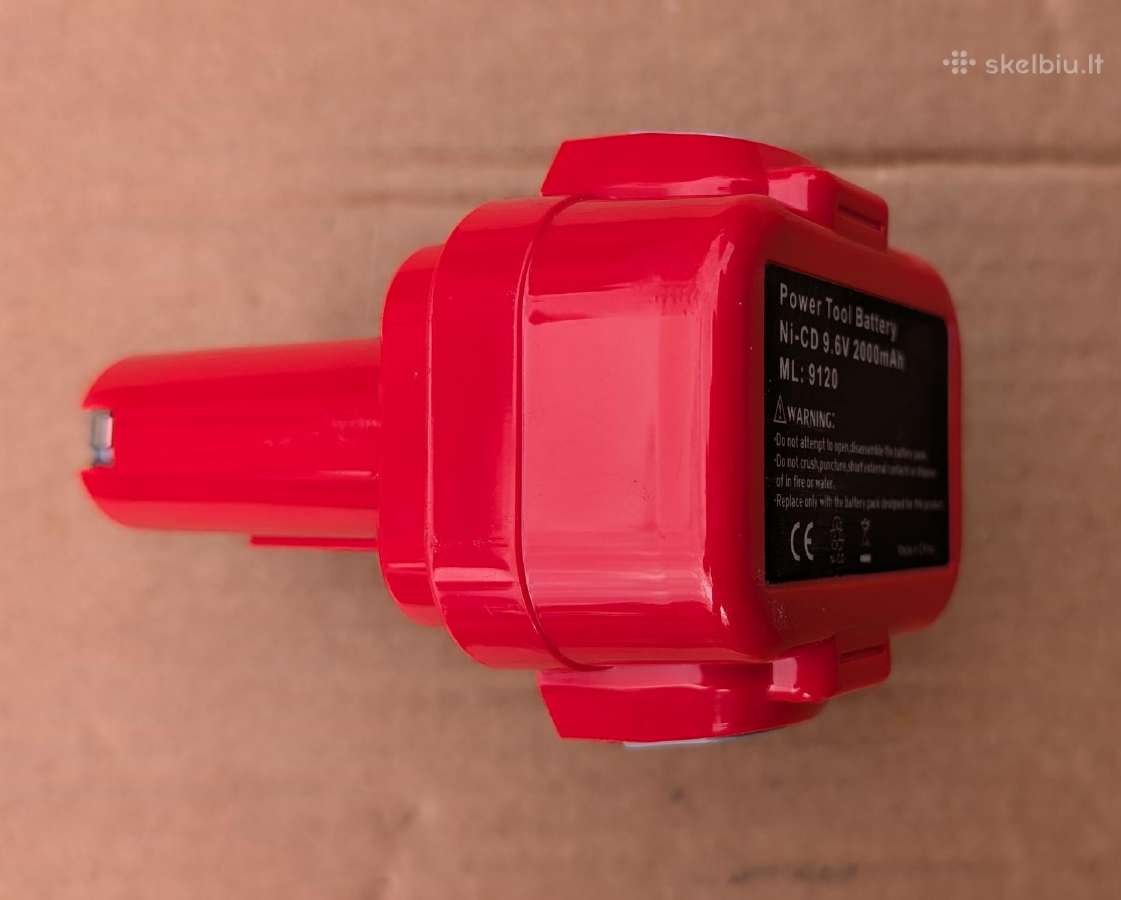 Makita 9120 baterijos analogas - nuotraukos Nr. 4