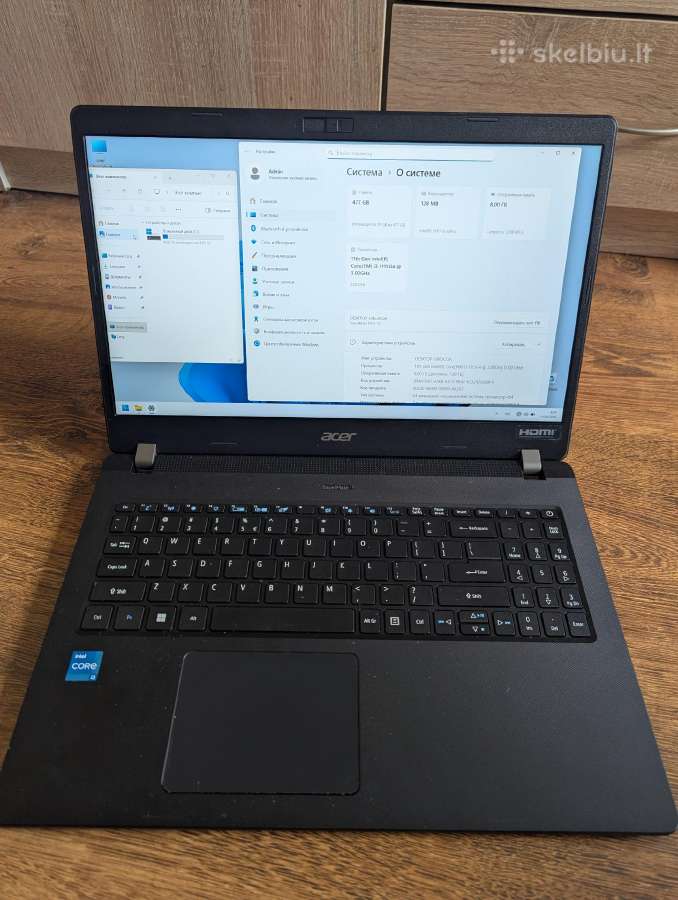 Parduodu geros būklės „Acer Travelmate T215“ - nuotraukos Nr. 2