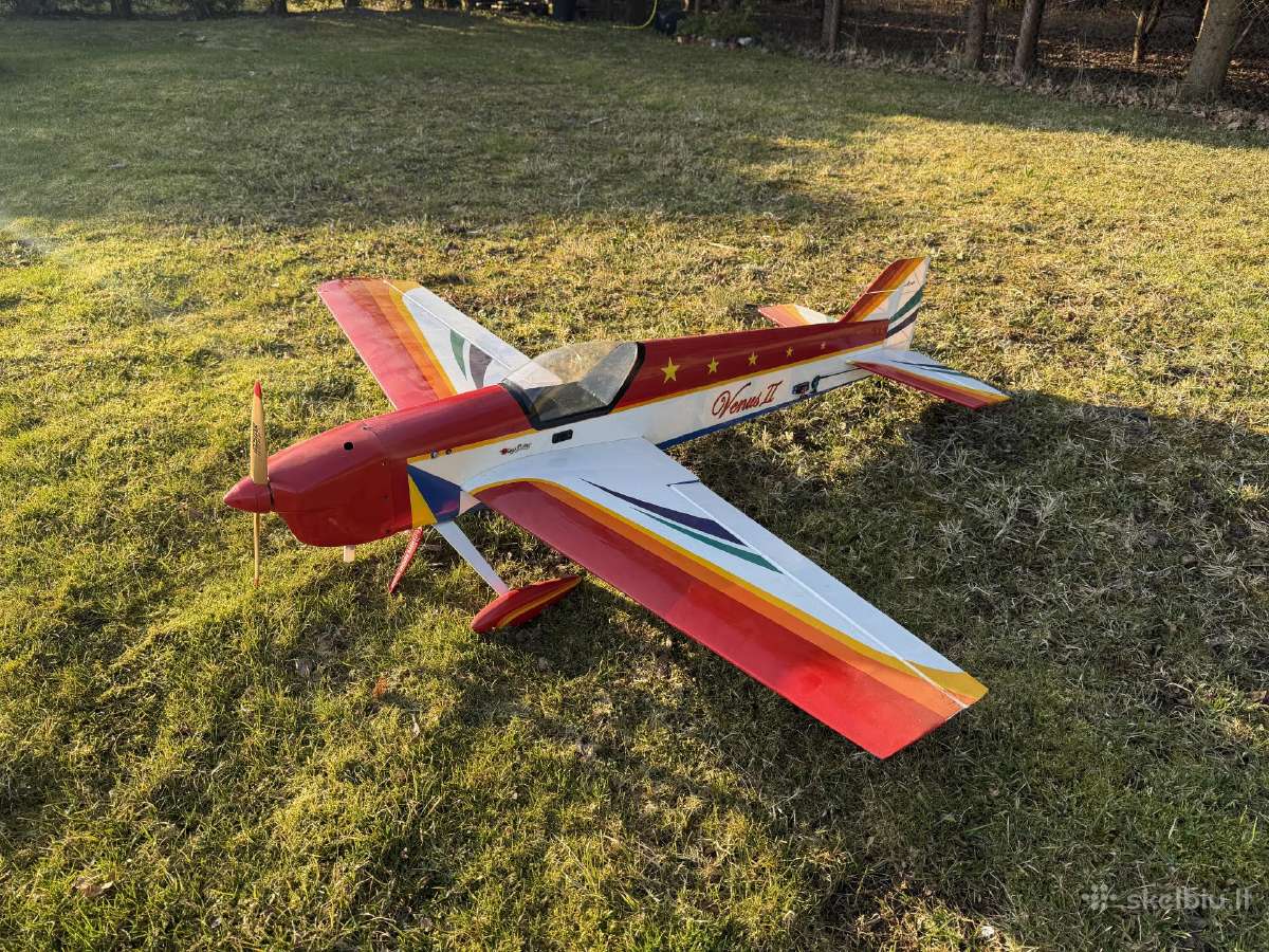 RC lektuvas Great Planes Venus2 20cc 1.7m Benzinas - nuotraukos Nr. 2