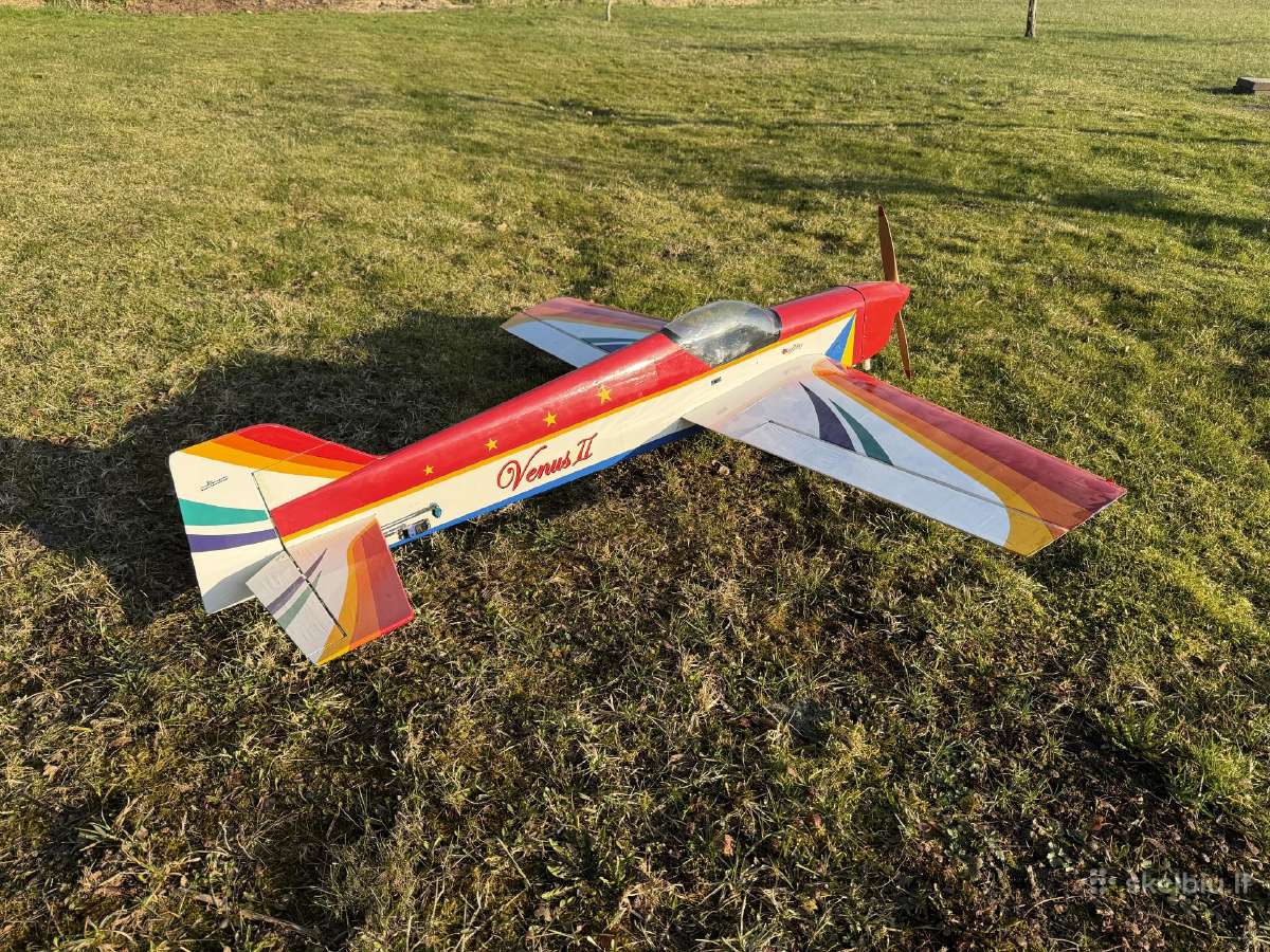 RC lektuvas Great Planes Venus2 20cc 1.7m Benzinas - nuotraukos Nr. 4