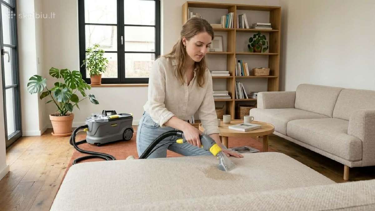 Plaunamo siurblio Karcher Puzzi 8/1 ir 10/1 nuoma - nuotraukos Nr. 4