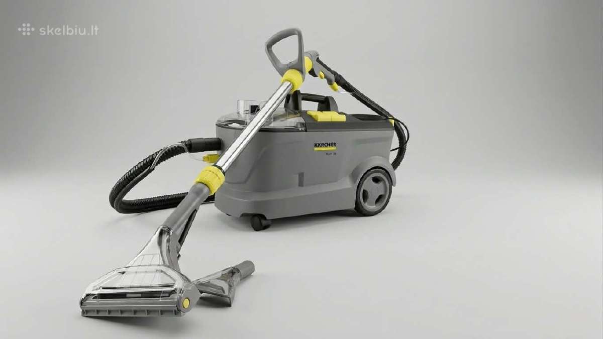 Plaunamo siurblio Karcher Puzzi 8/1 ir 10/1 nuoma