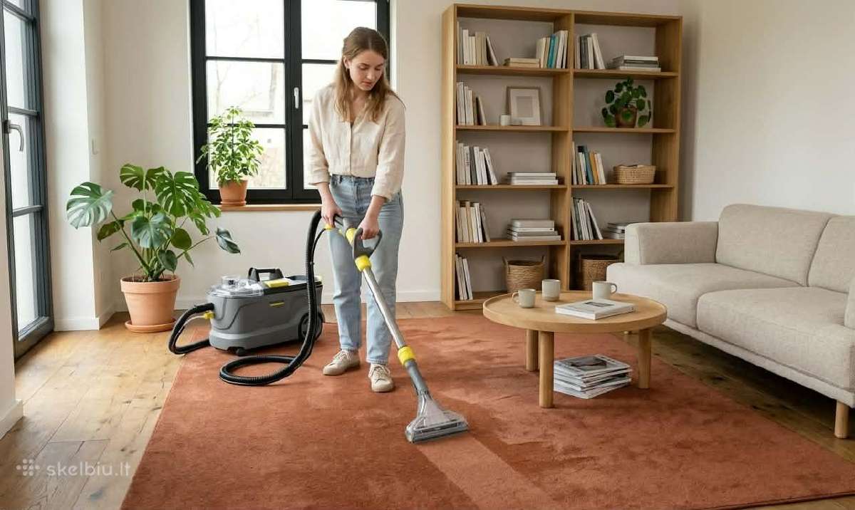 Plaunamo siurblio Karcher Puzzi 8/1 ir 10/1 nuoma - nuotraukos Nr. 5