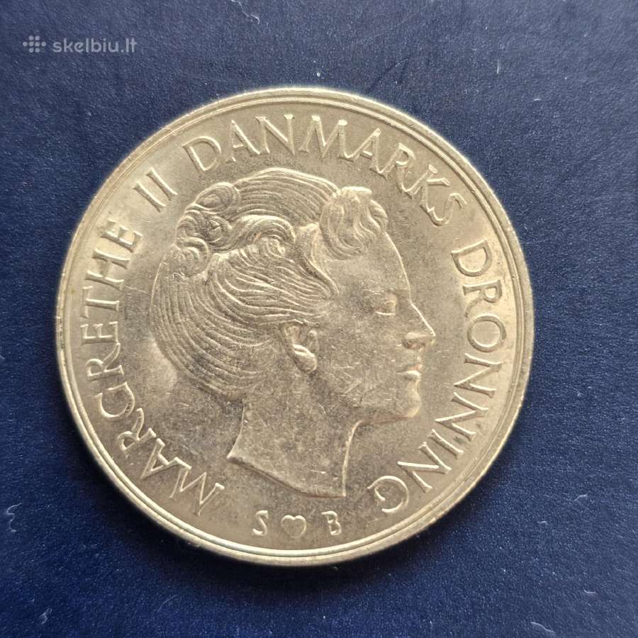 Danija 1973 5 Kroner Cu-ni