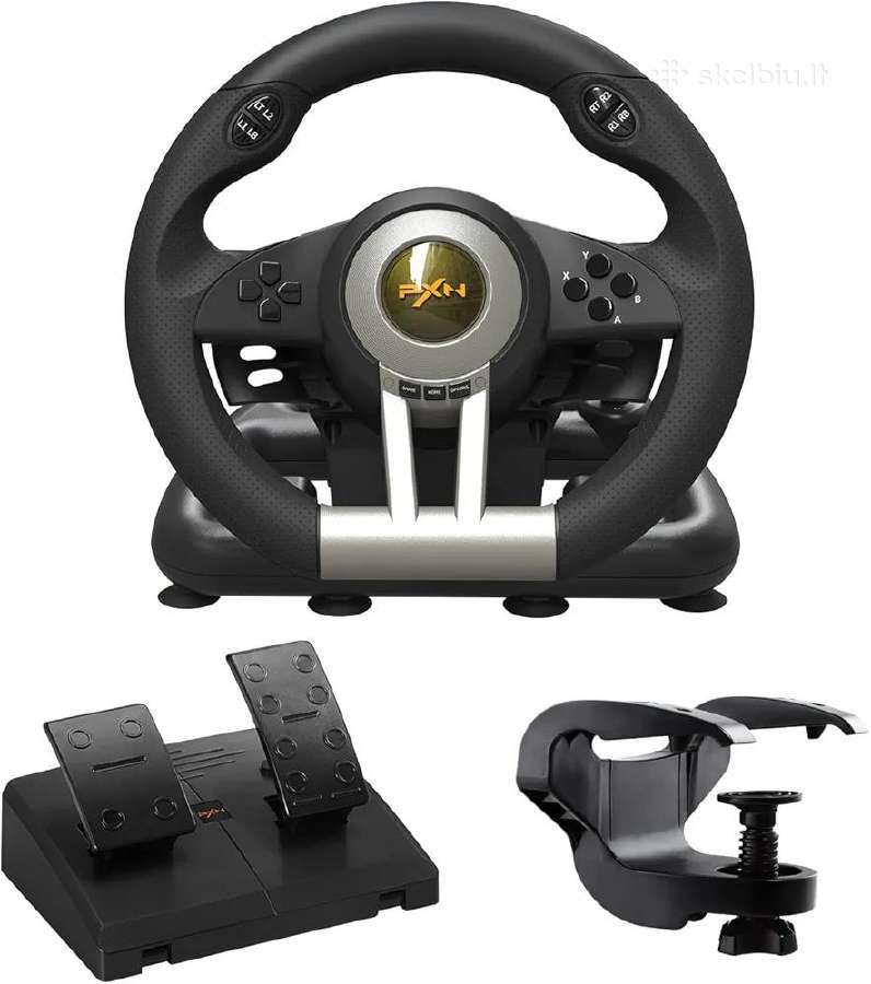 Žaidimų vairas Pxn V3 Pro su pedalais (Ps / Pc)