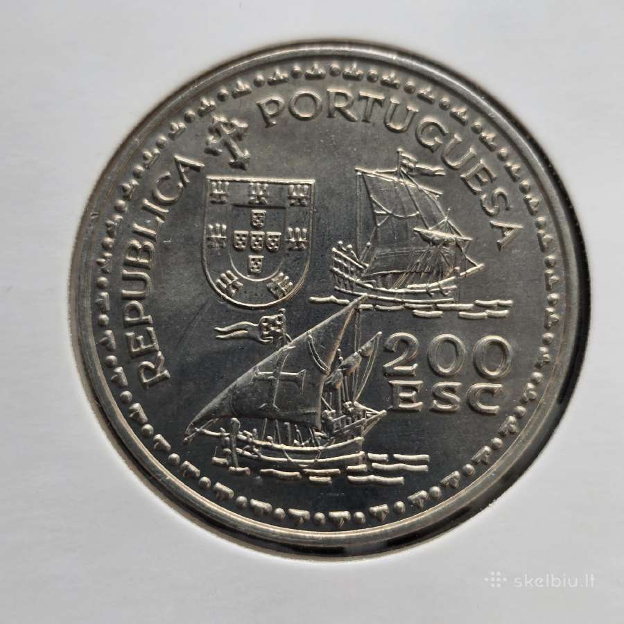 Portugalija 1994 200 Escudos Cu-ni Enrike Navigato - nuotraukos Nr. 2