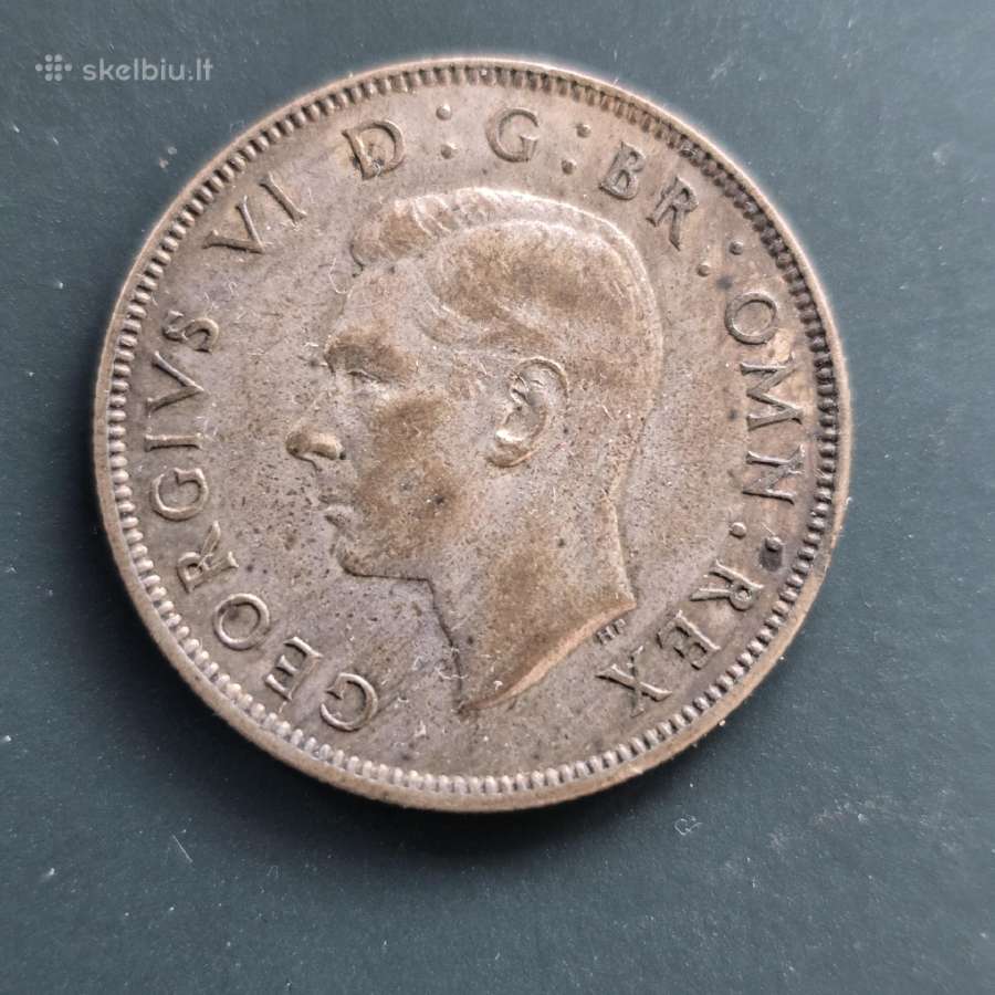 D.britanija UK 1942 2 shillings Ag500 - nuotraukos Nr. 2