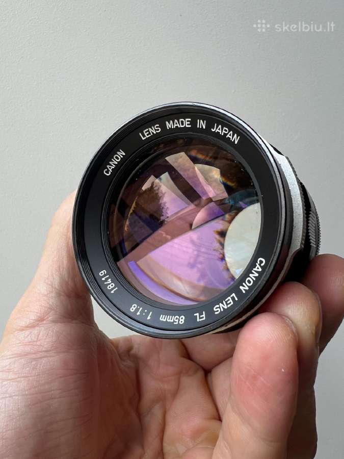 Canon fl 85mm f 1.8 objektyvas - nuotraukos Nr. 4
