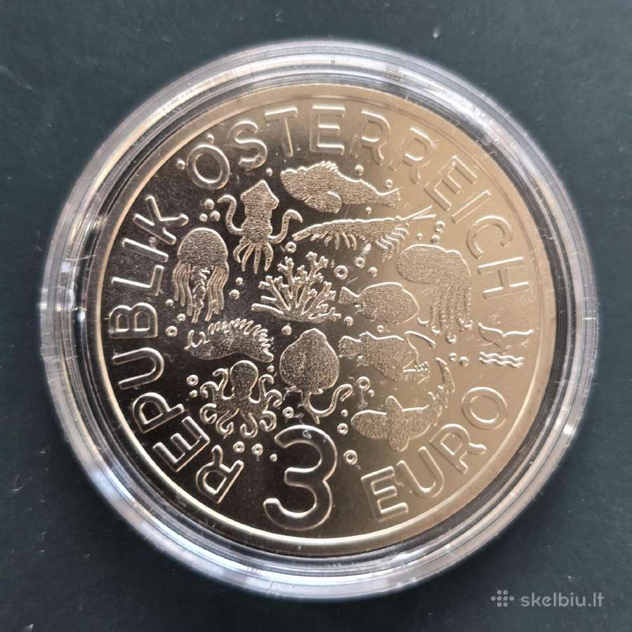 Austrija 2024m 3 Eurai Unc - nuotraukos Nr. 4