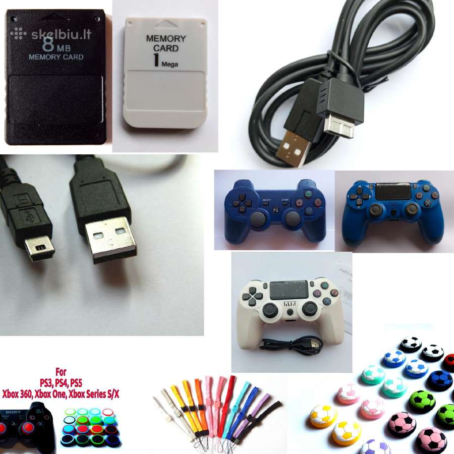 Playstation priedai Ps1 Ps2 PS3 Ps4 Ps5 Psv PSP