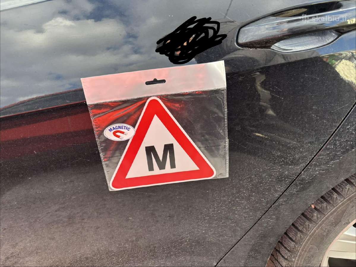 Magnetinis M ženklas 4€/vnt - nuotraukos Nr. 2