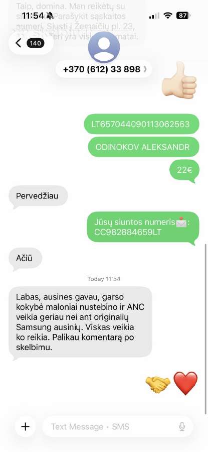 Ausinės Pro 3, Pro 2 2026 1:1 Atsiliepimai, Akcija - nuotraukos Nr. 36