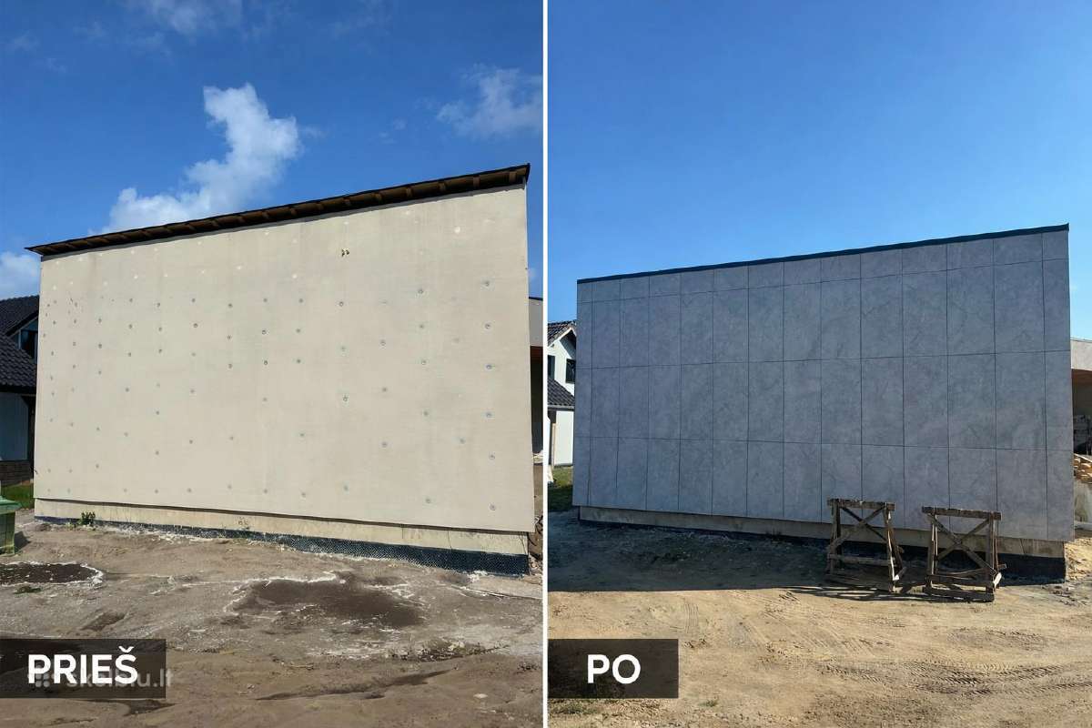 Muro darbai, Fasado darbai, Garantijos