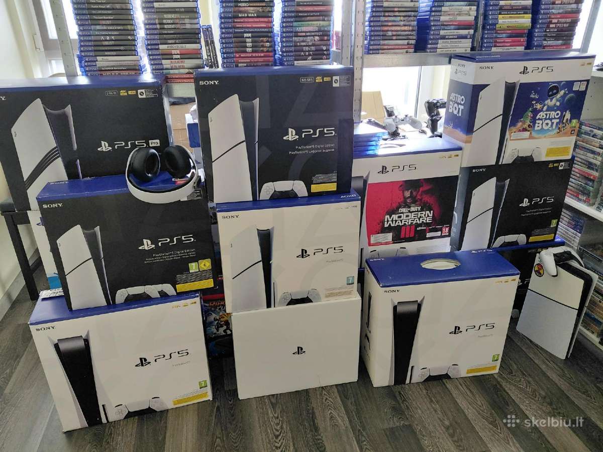 Ps5-ps4 konsolės,zaidimai,priedai.gerom kainom - nuotraukos Nr. 2