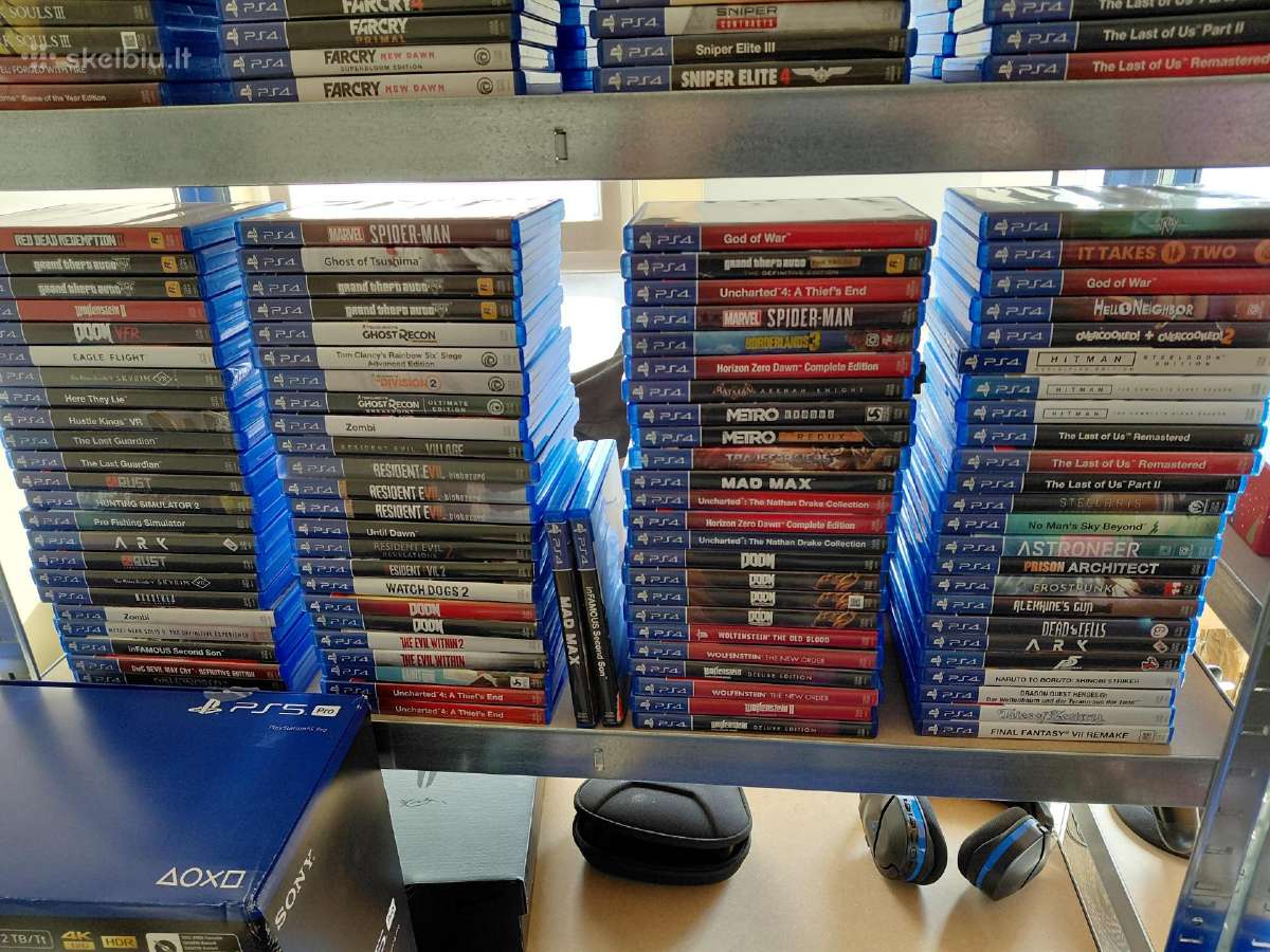 Ps5-ps4 konsolės,zaidimai,priedai.gerom kainom - nuotraukos Nr. 9