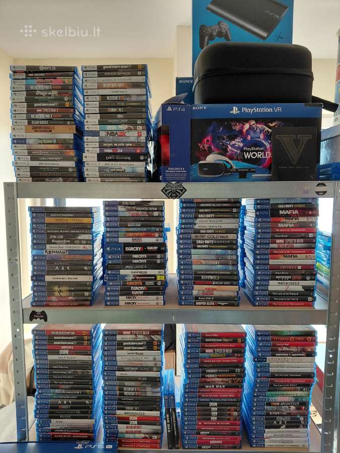 Ps5-ps4 konsolės,zaidimai,priedai.gerom kainom - nuotraukos Nr. 5