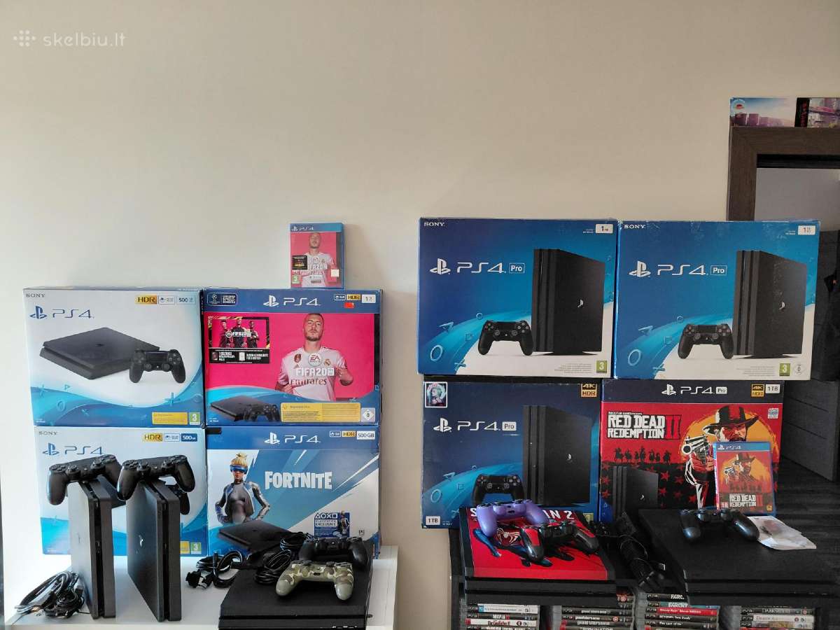 Ps4 konsoles skirtos atrisimui