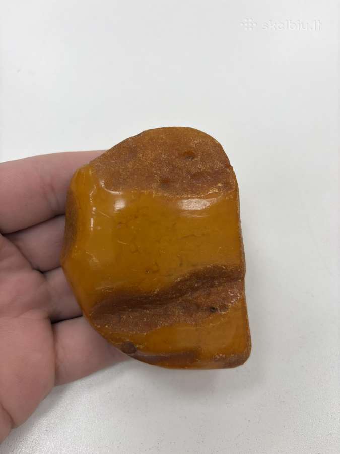 Gintaro grynuolis svoris 106g. Kaina 400 Eur - nuotraukos Nr. 2