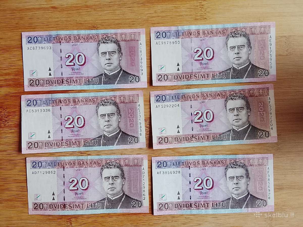 20 Litų.2007 metu