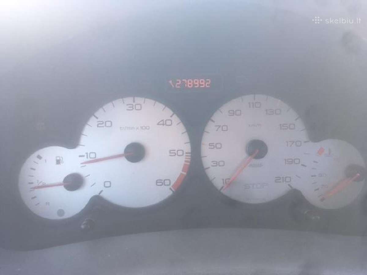 Peugeot 206 1.9d - nuotraukos Nr. 7
