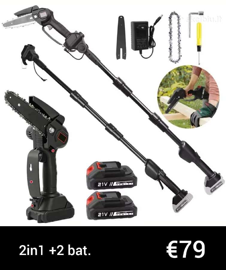 3in1 akumuliatorinis genėjimo įrankių rinkinys - nuotraukos Nr. 15