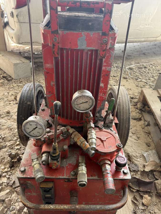 Hidraulinė stotelė, trifaze 11kw ir 9 kw Husqvarna