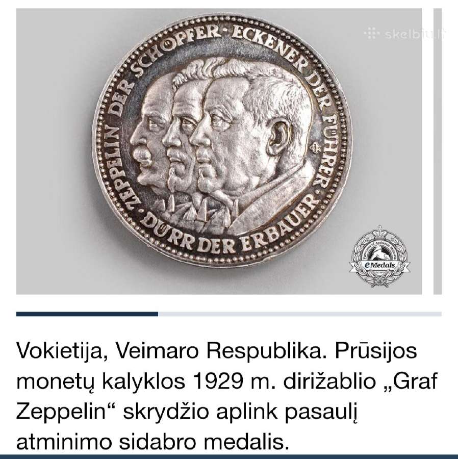 Sidabrinis medalis 1841 metų - nuotraukos Nr. 4