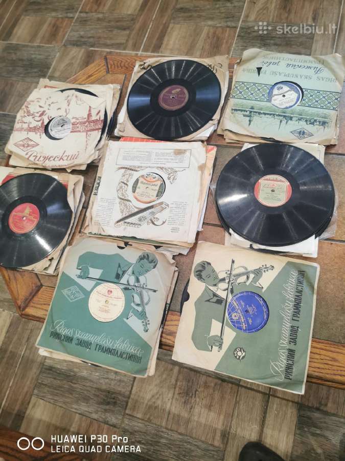 Gramafono plokštelės, vinilai