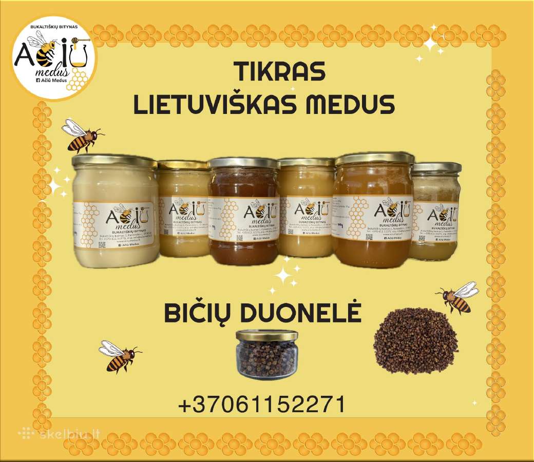 Tikras lietuviškas medus!