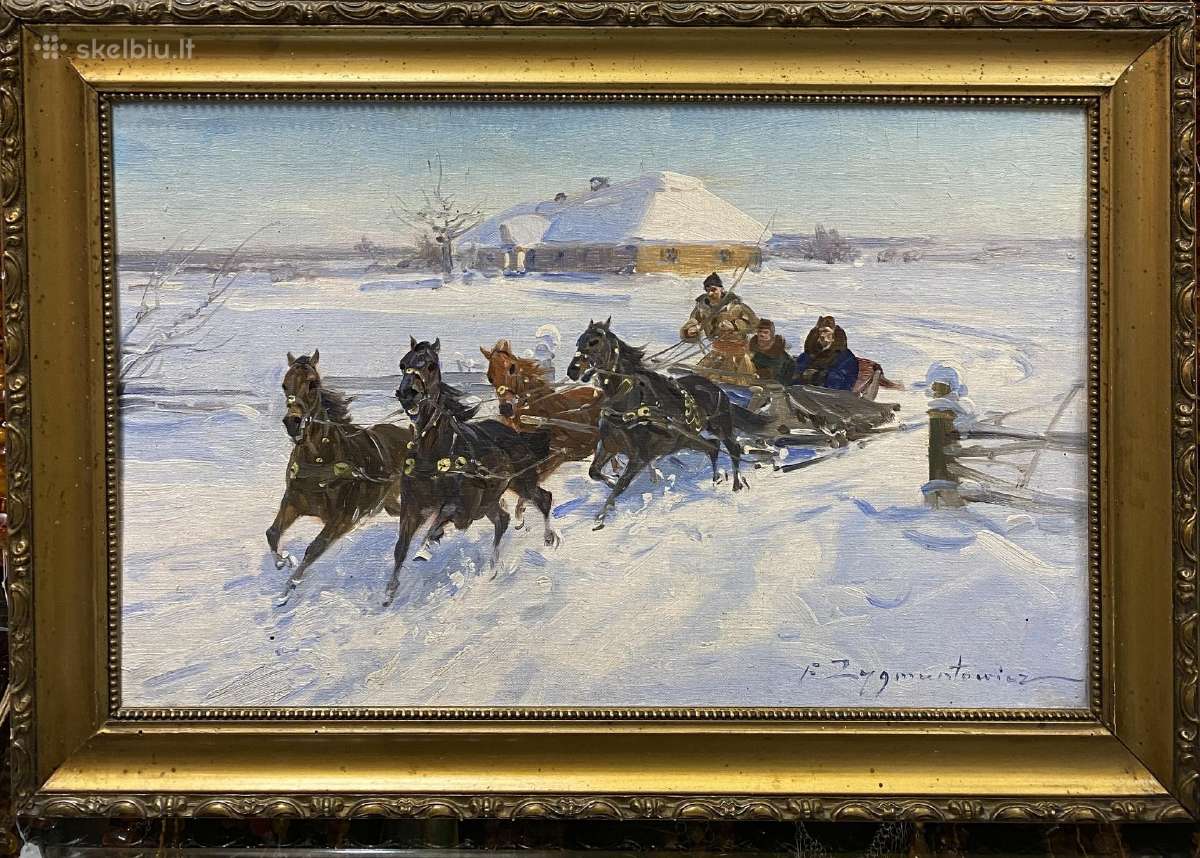 Paveikslas dail. Czeslaw Ignacy Wasilewski - Zygmu