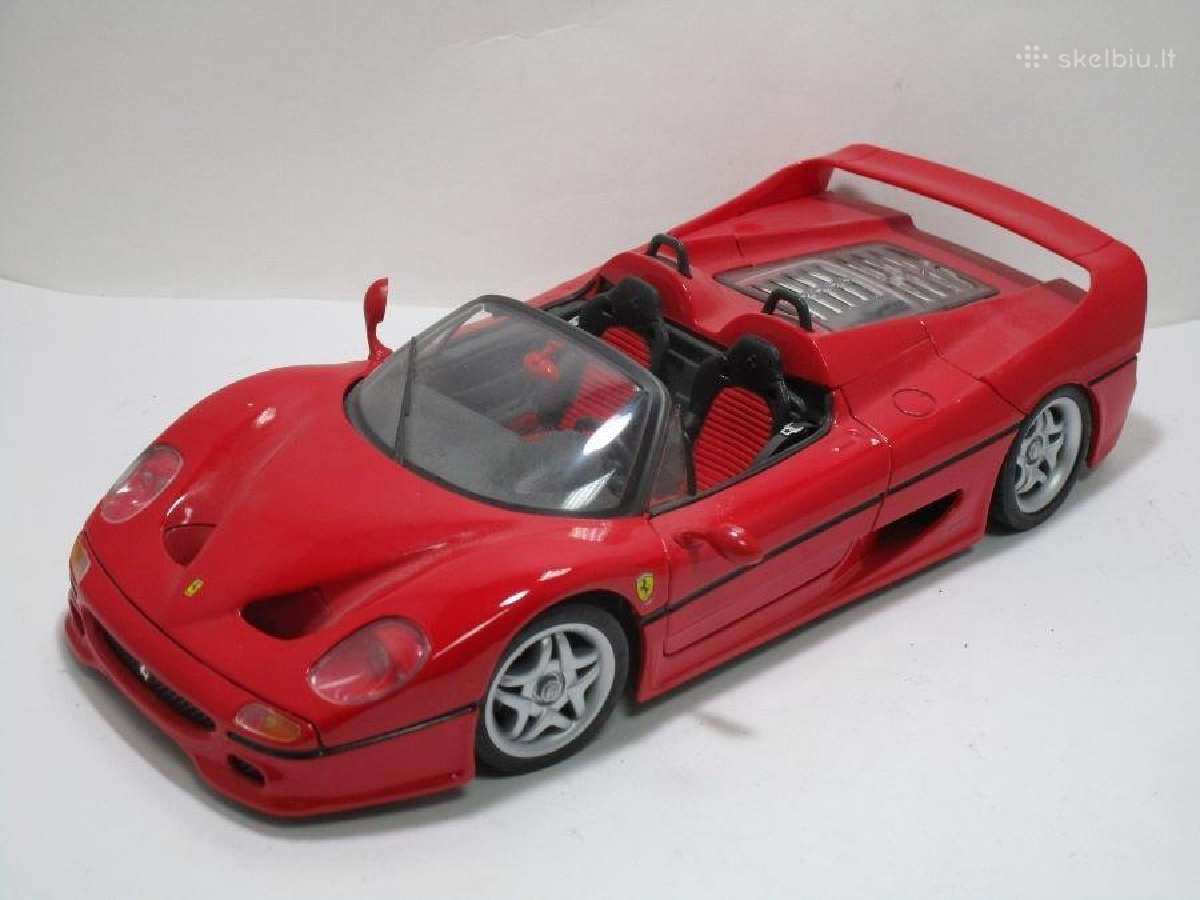 Modeliukas Ferrari F50 1:18 maisto modelis