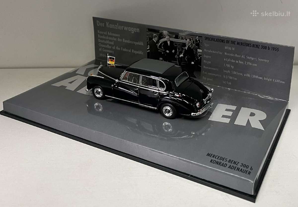 Kolekciniai modeliukai-mercedes Benz 300b
