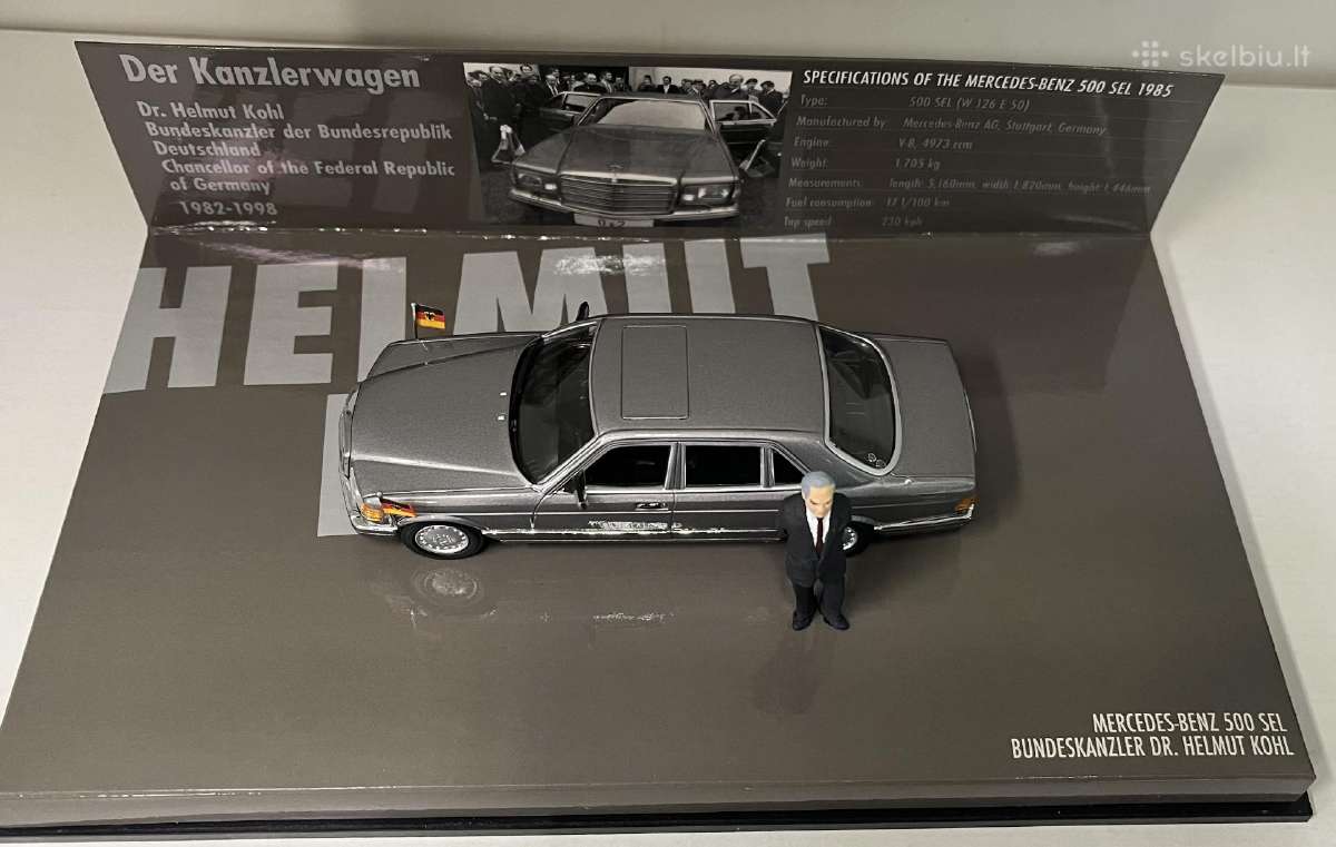 Kolekciniai modeliukao-mercedes Benz 500 Sel