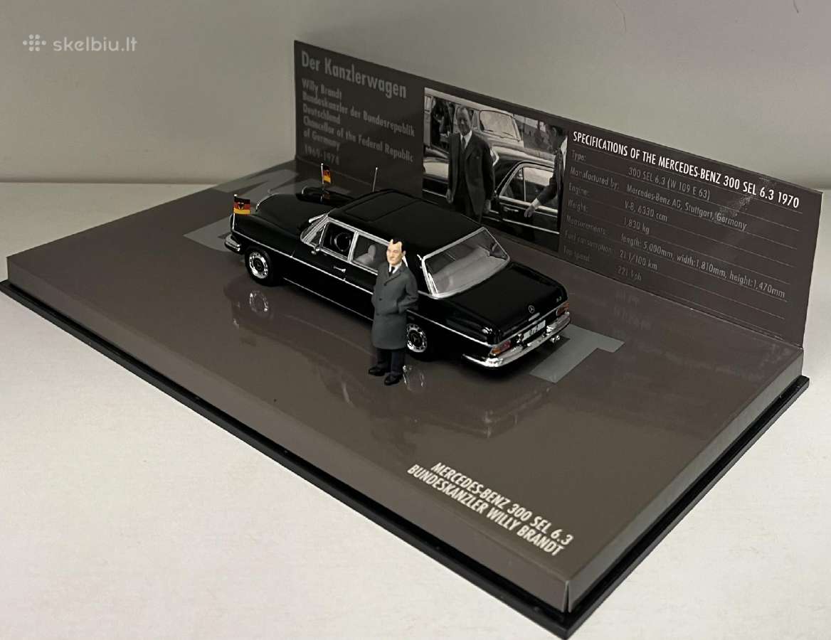 Kolekciniai modeliukai-mercedes Benz 300 Sel