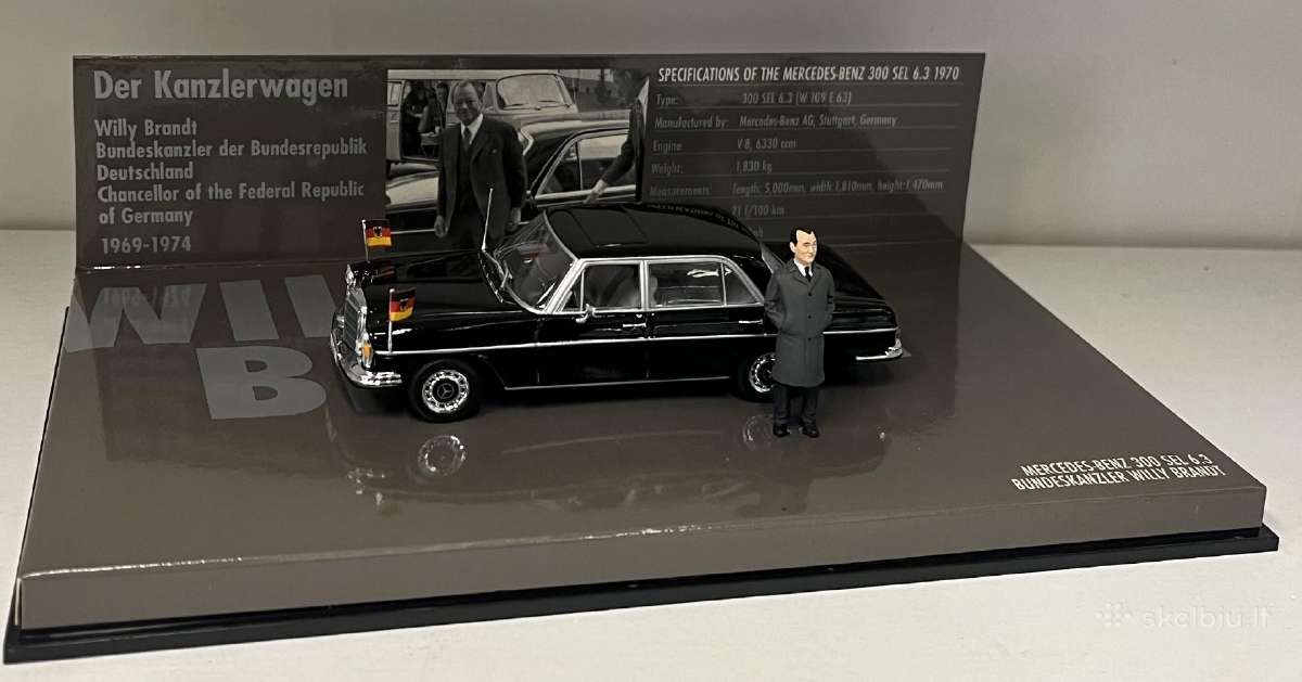 Kolekciniai modeliukai-mercedes Benz 300 Sel - nuotraukos Nr. 4