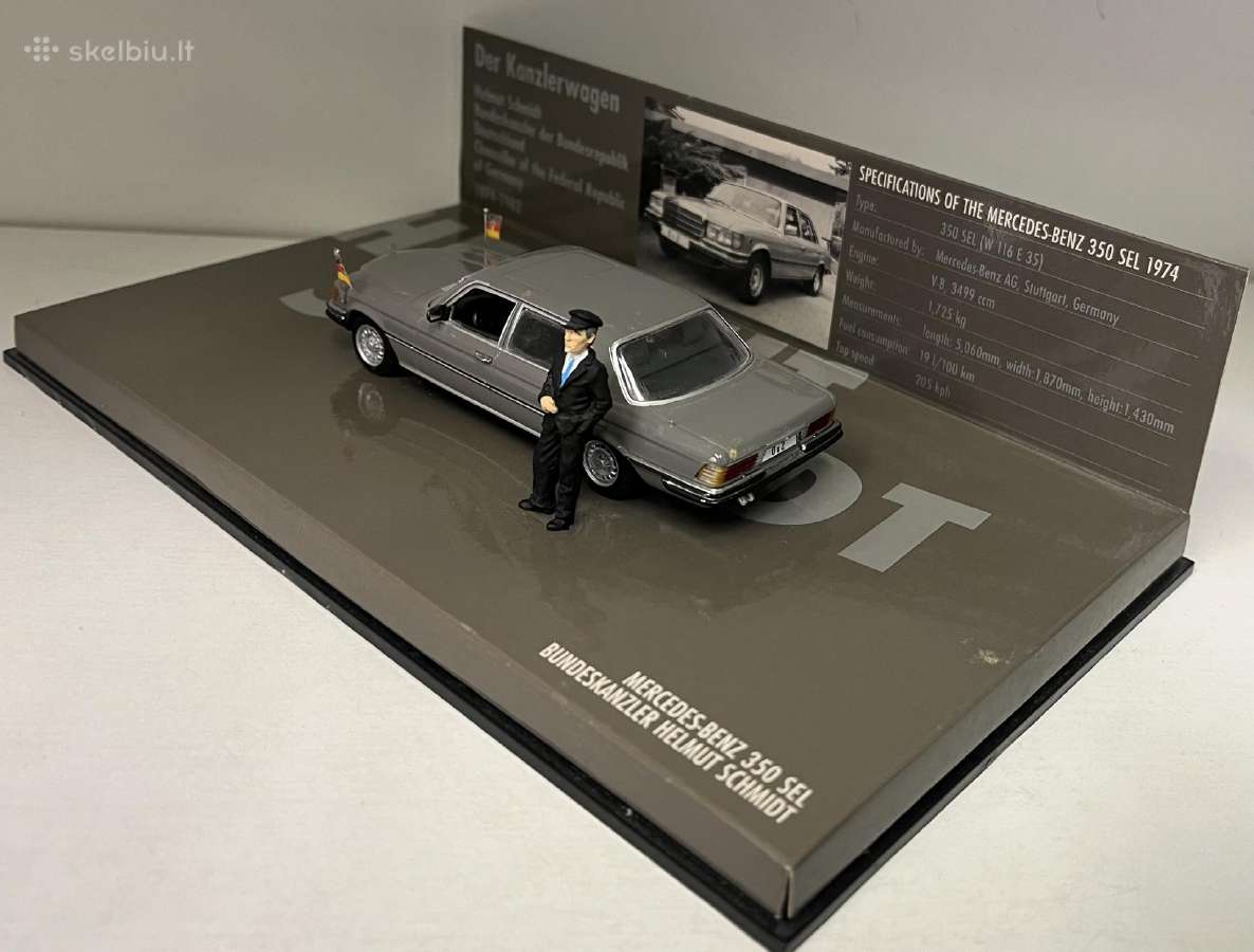 Kolekciniai modeliukai-mercedes-benz 350 Sel
