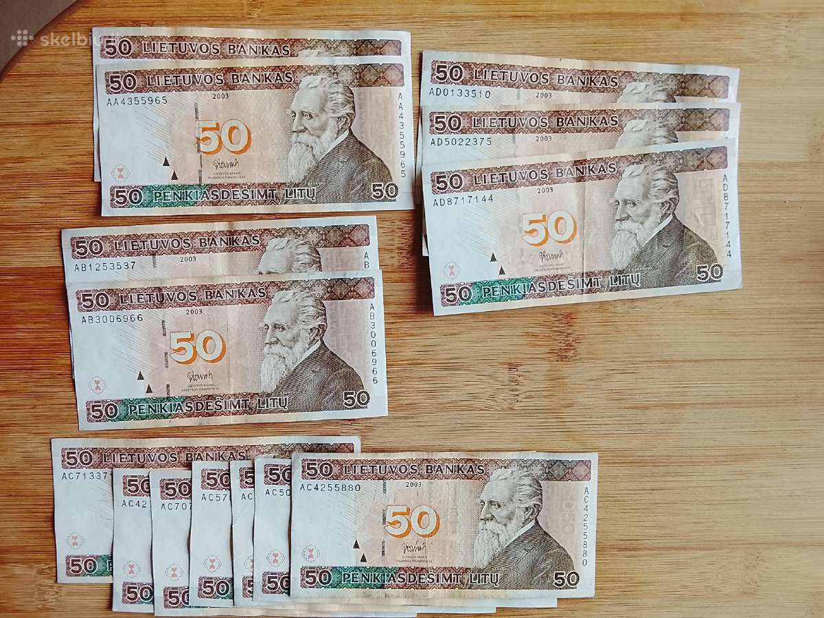 50 Litų.2003metu