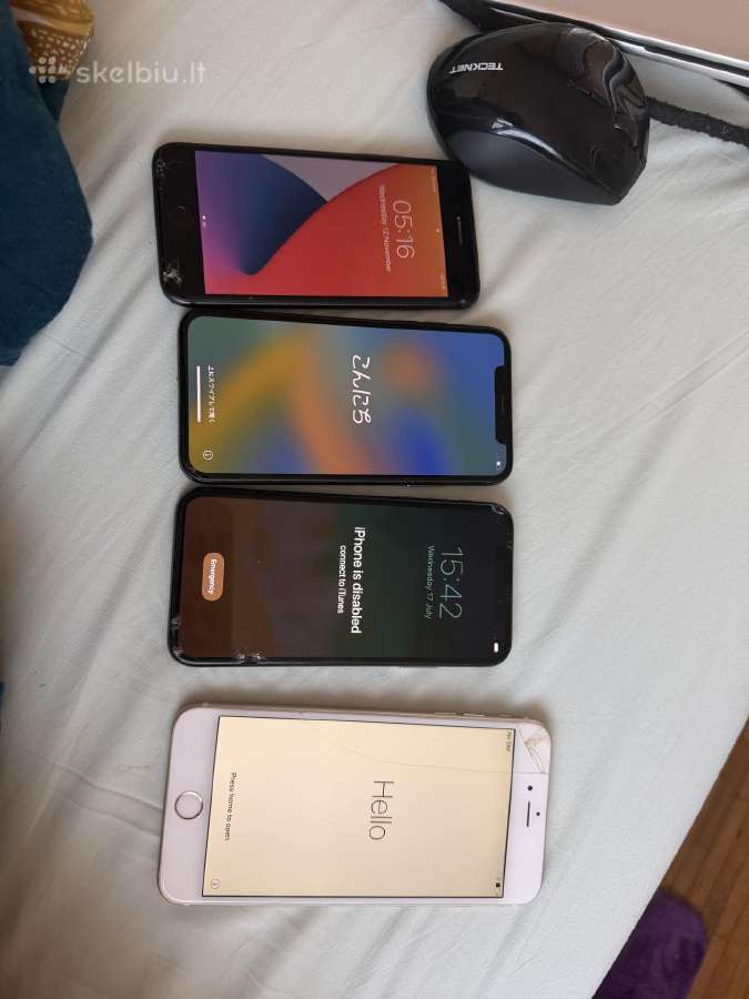 4 Veikiantys iPhone