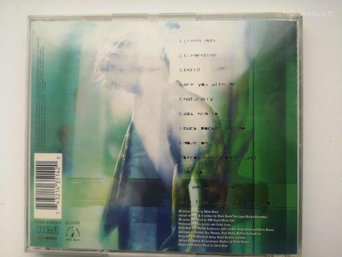 CD Mark Owen. Green Man. - nuotraukos Nr. 2