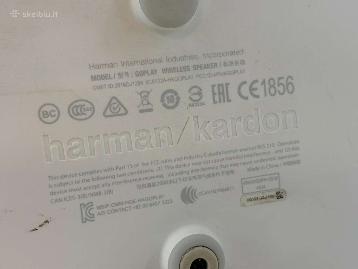 Harman Kardon Go + Play Bluetooth kolonėlė +3mėn - nuotraukos Nr. 6