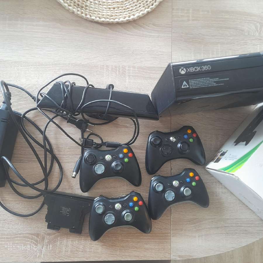 Parduodu Xbox 360 250 GB su kinect