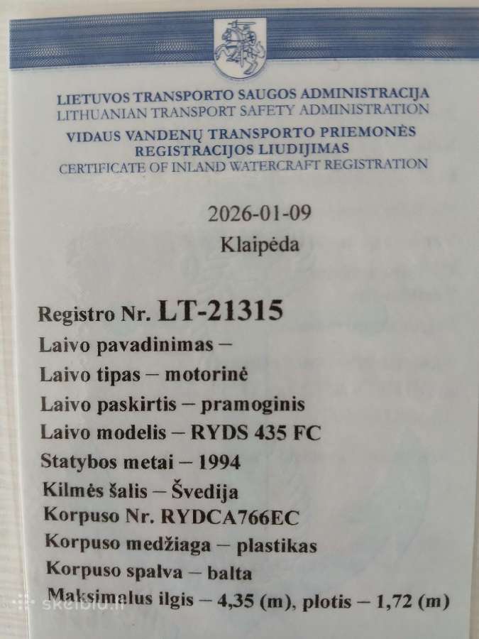 Ekonomiškas, kompaktiškas nedidelis kateris - nuotraukos Nr. 11